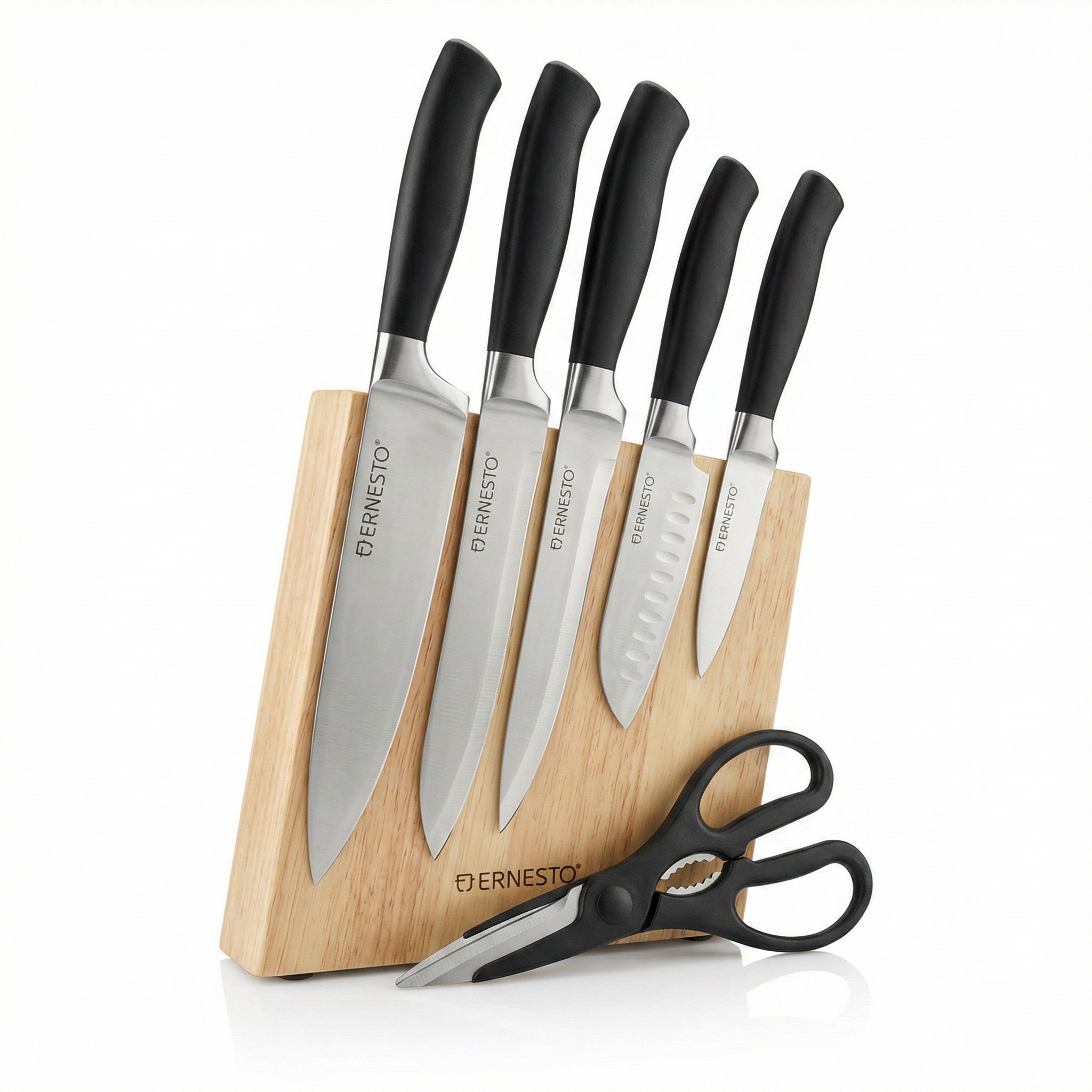 Set Cuchillos Cocina Ernesto 6 Piezas Acero Inoxidable