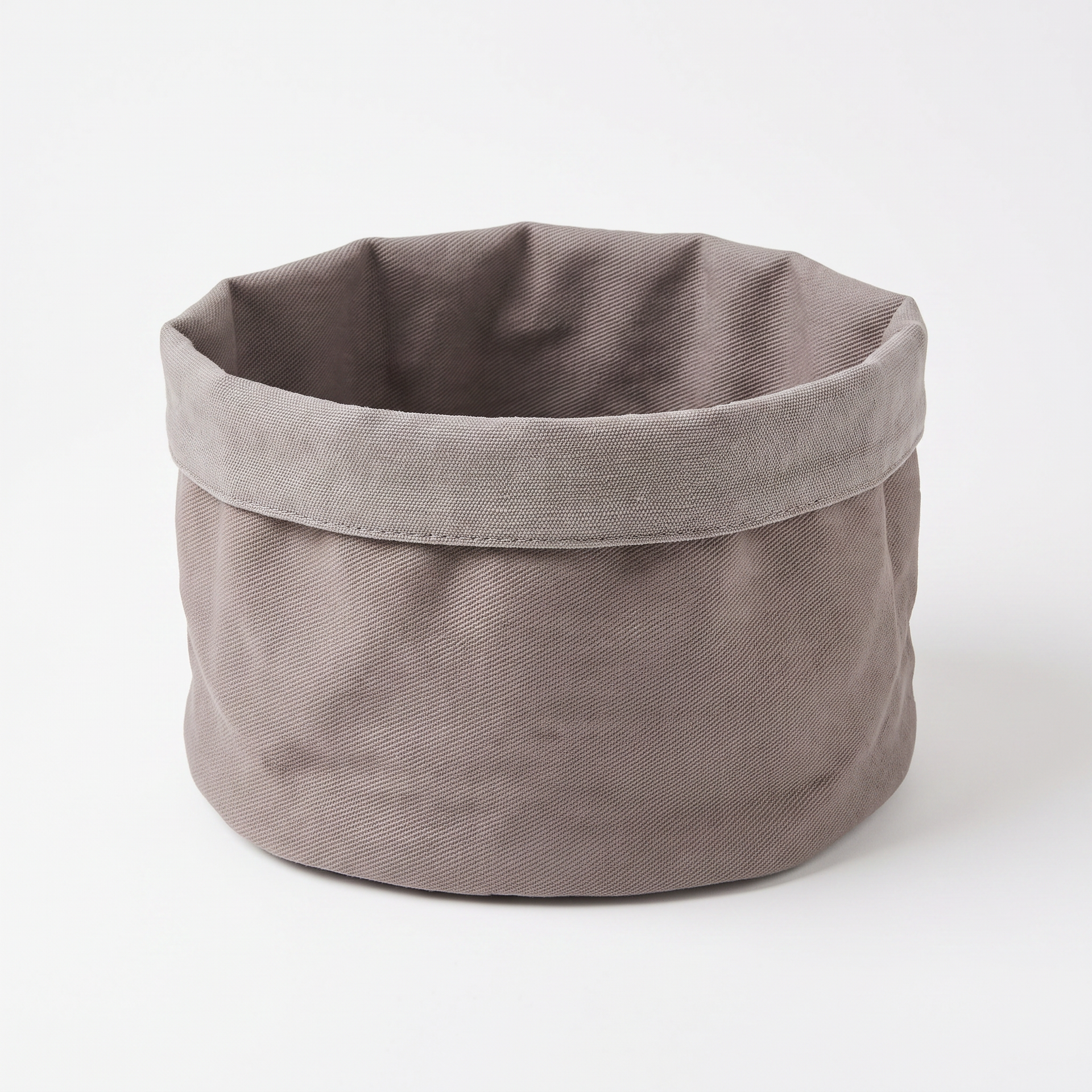 Ernesto Cesta Plegable para Pan de Tela Gris Ø 21 cm