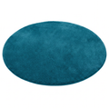 Livarno Home Alfombra de Baño Redonda Turquesa Ø 80 cm