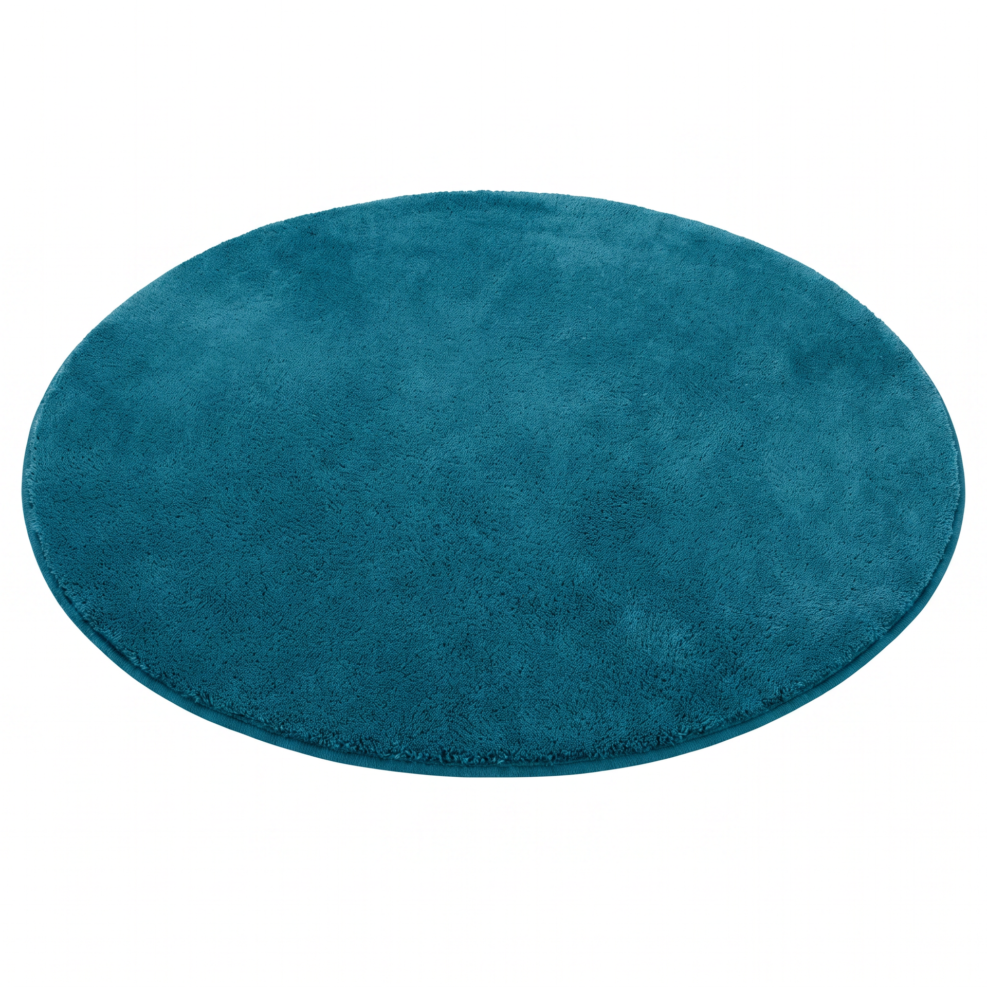 Livarno Home Alfombra de Baño Redonda Turquesa Ø 80 cm