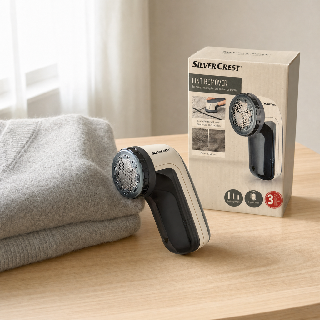 SilverCrest Quitapelusas Eléctrico, 3 Alturas de Corte y 2 Velocidades