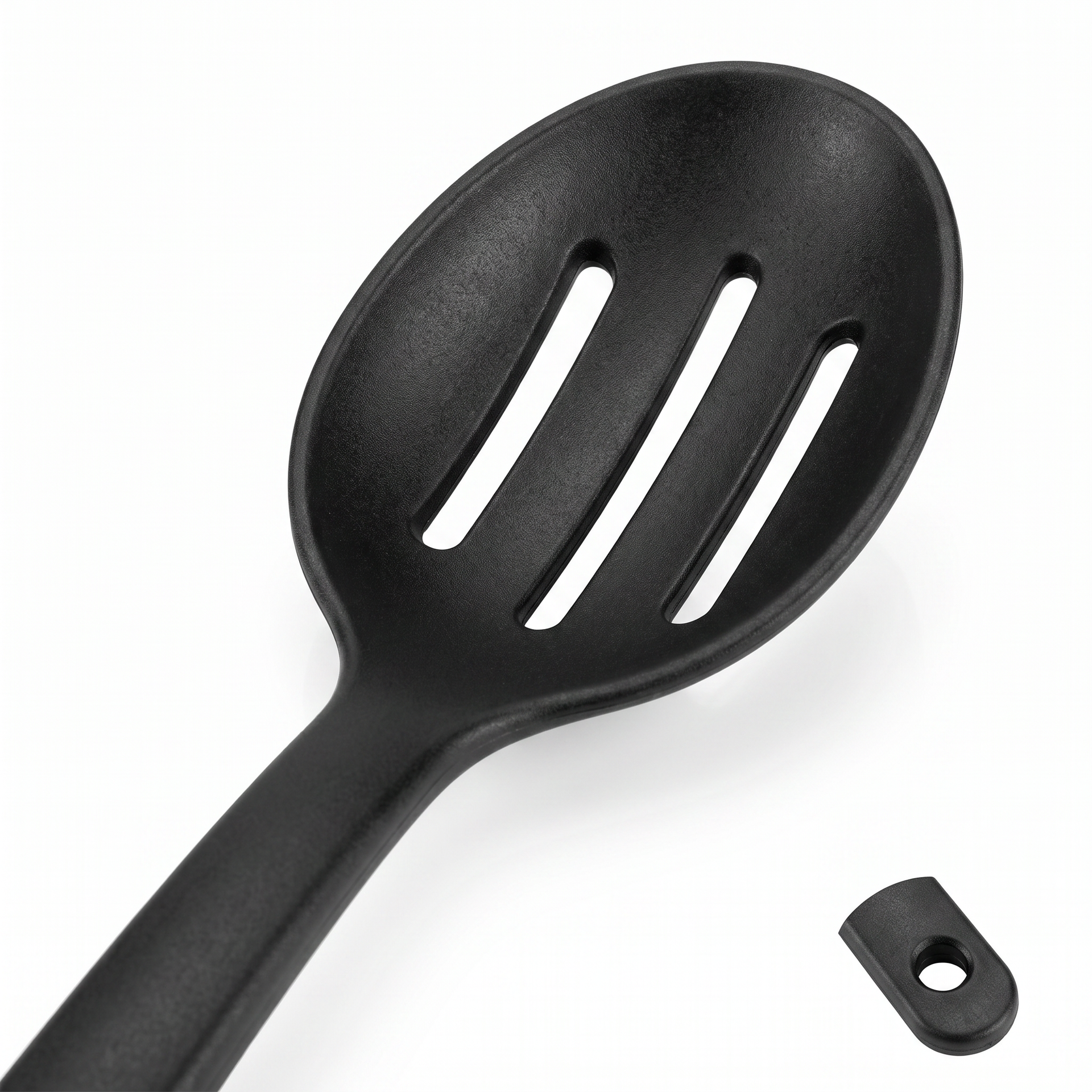 Ernesto Cuchara Ranurada de Cocina Negra 29 cm