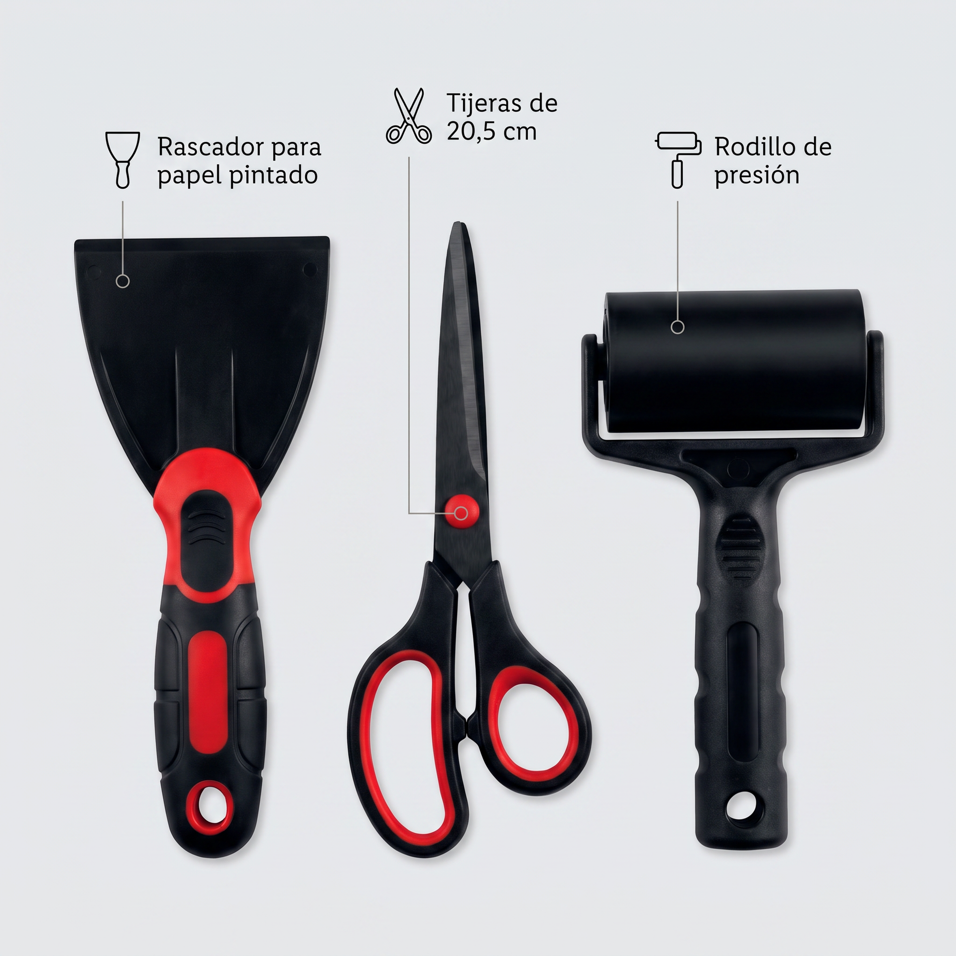 Parkside Set para Empapelar 3 Piezas