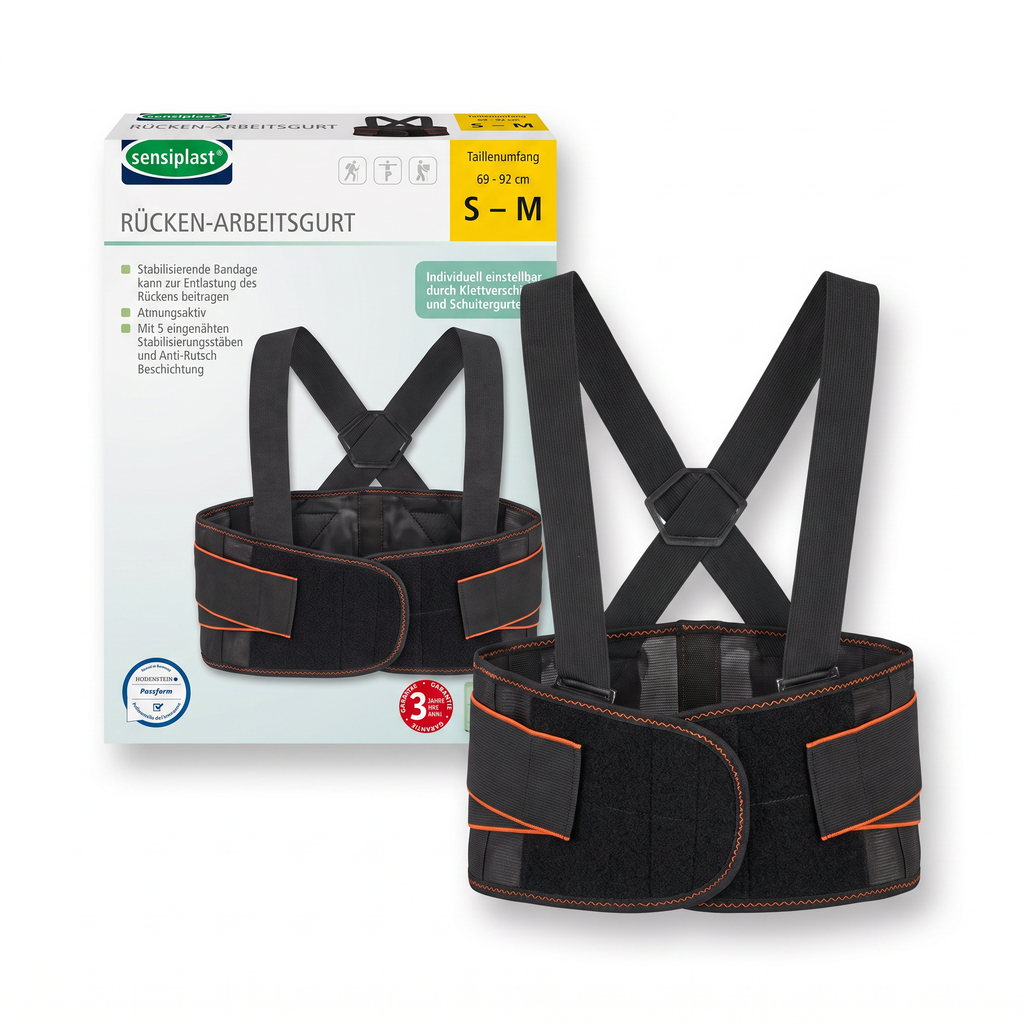 Sensiplast Faja Lumbar de Trabajo S-M 69–92 cm