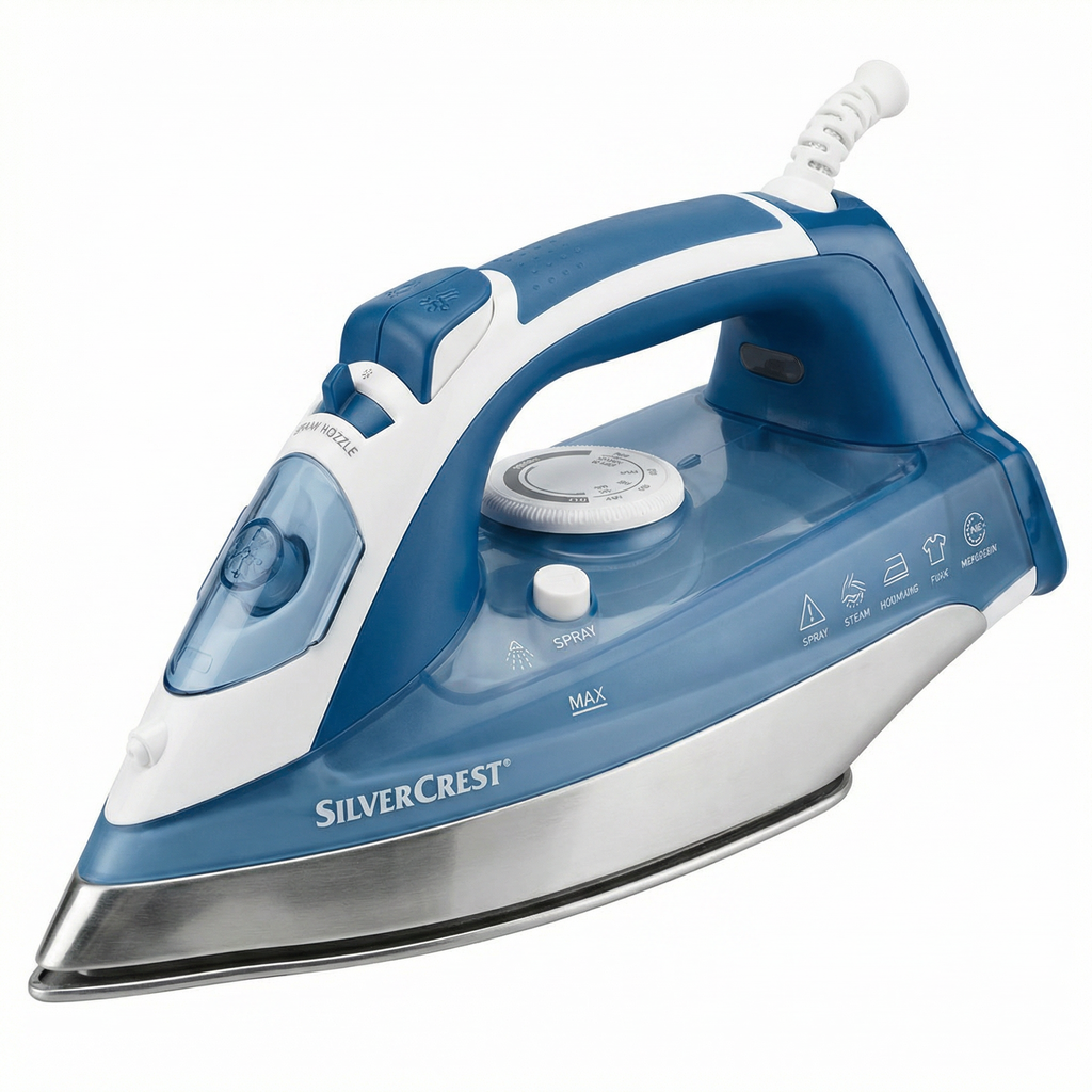 Plancha de Vapor SilverCrest Suela Acero Inoxidable