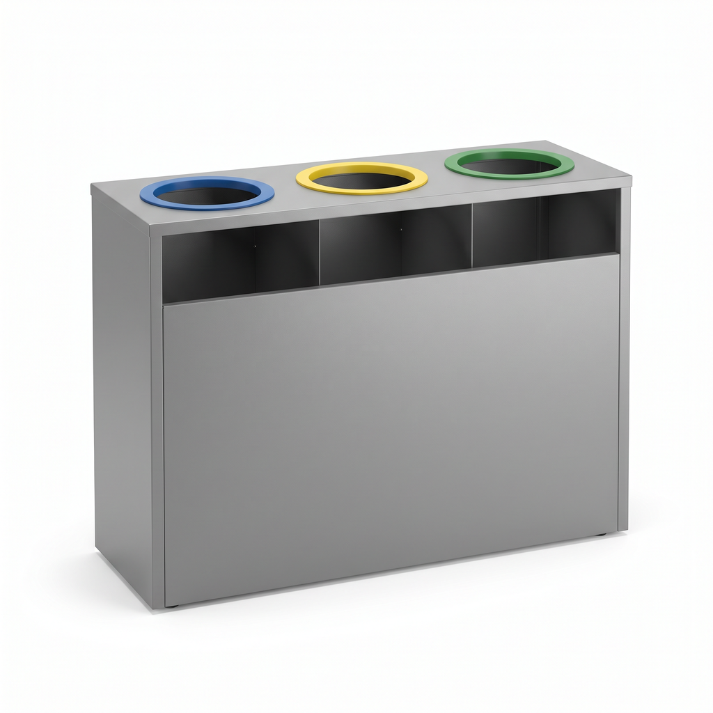Papelera de Reciclaje Vilagrasa CC-22 — 22 Contenedor 3 Residuos De 7