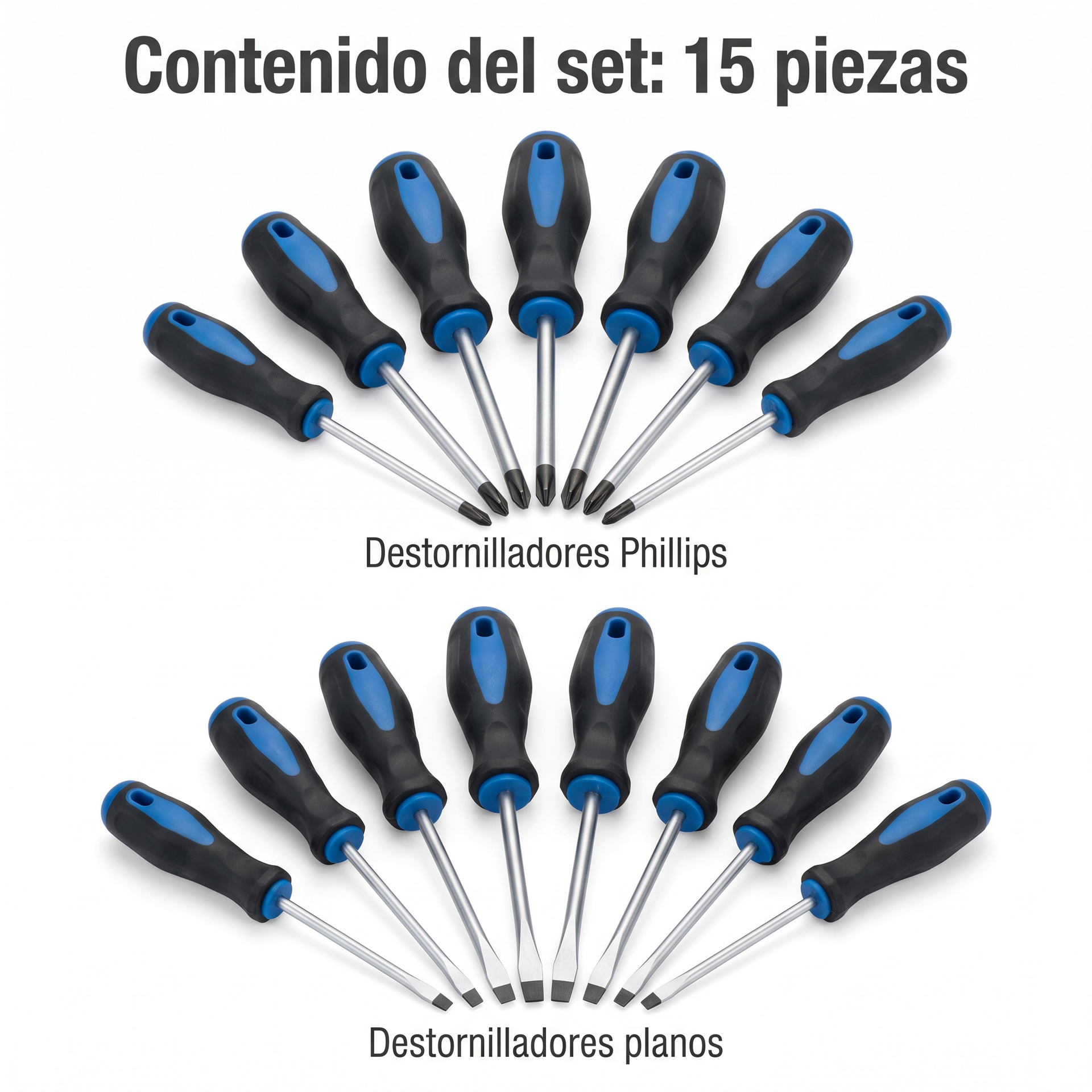 Contenido del set 15 piezas Workzone