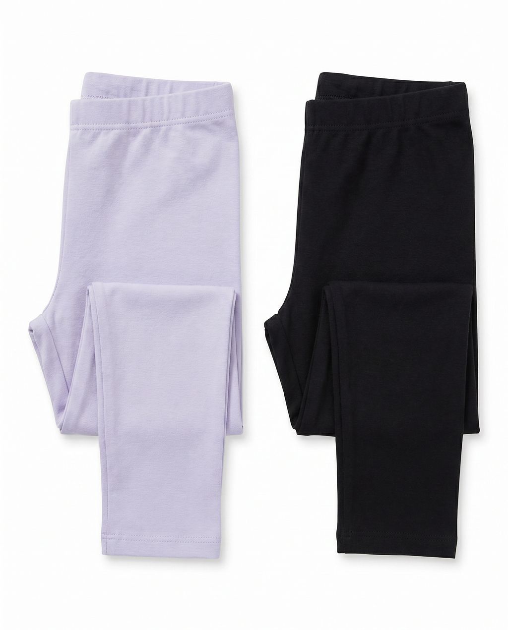 Pack 2 Leggings Infantiles Lily & Dan — Lila y Negro