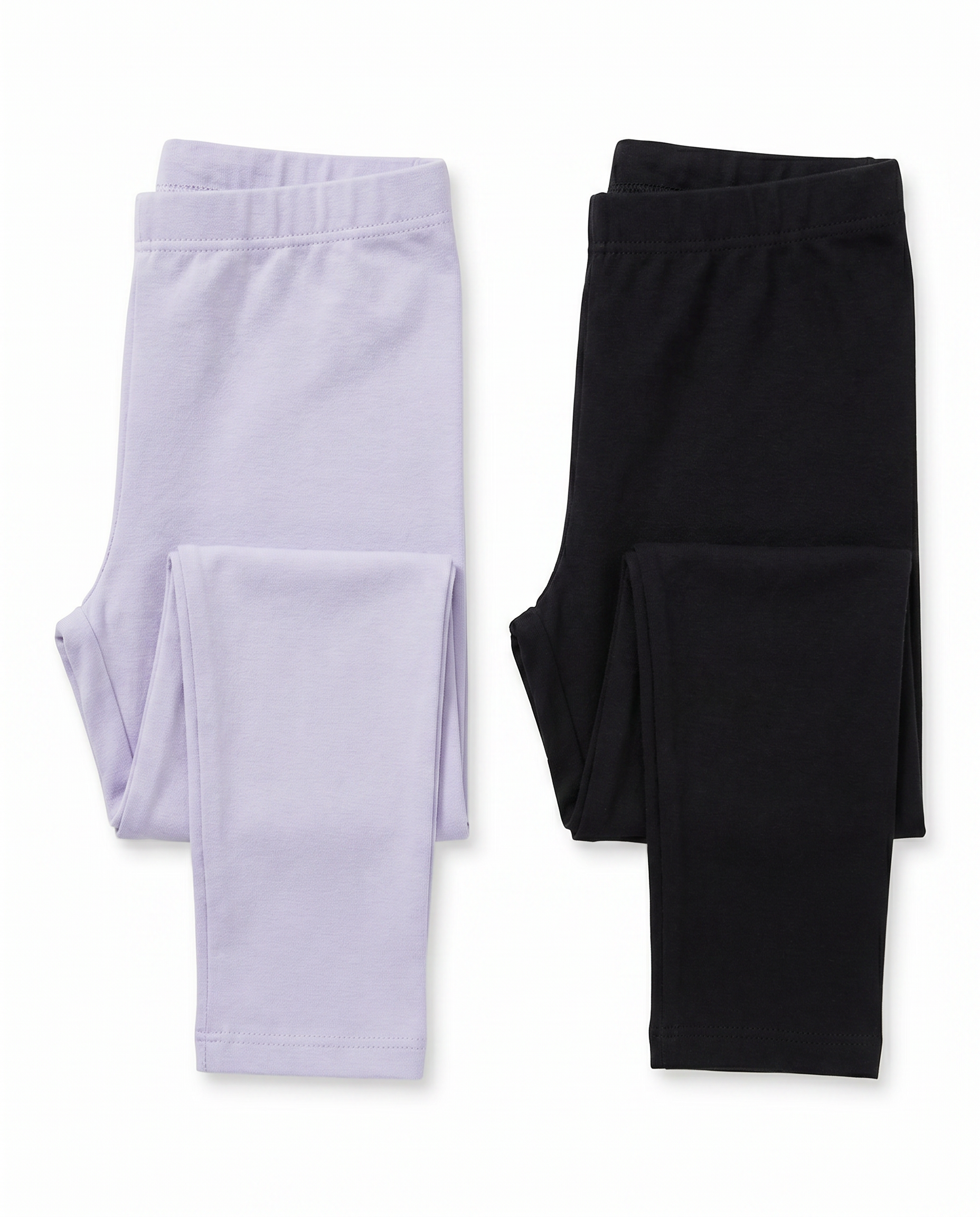Pack 2 Leggings Infantiles Lily & Dan — Lila y Negro