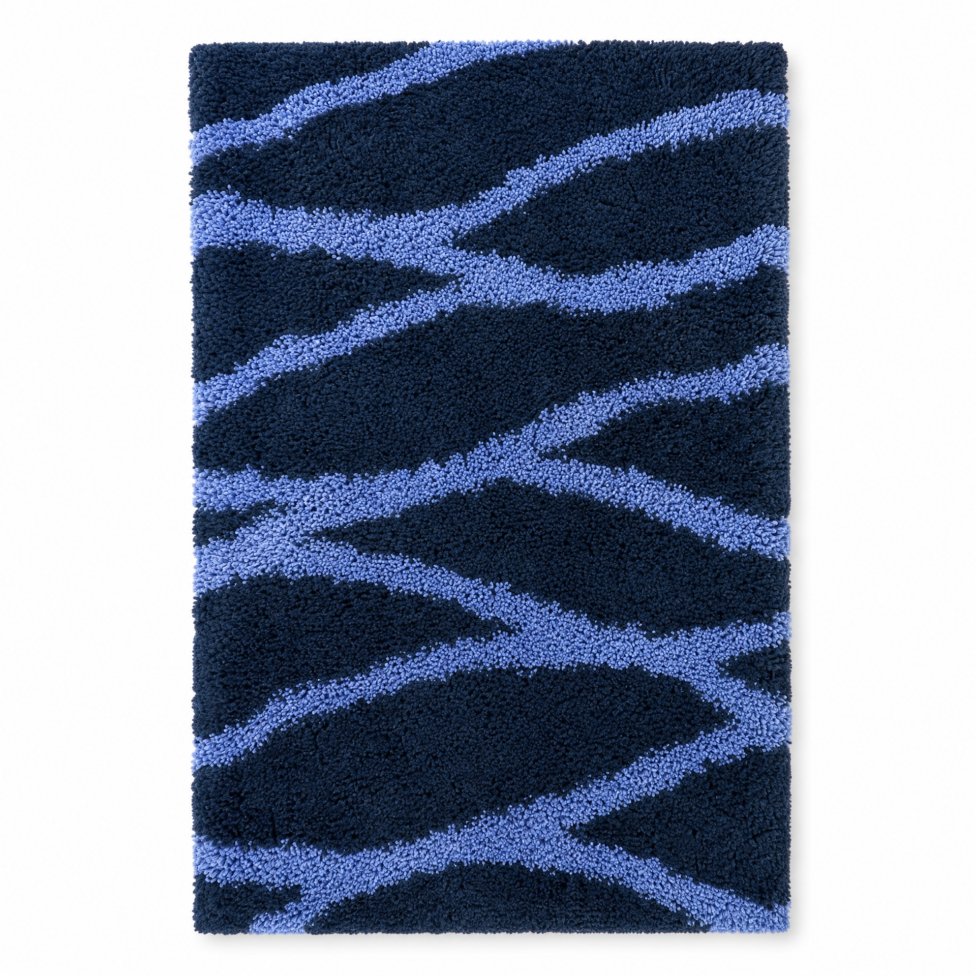 Livarno Home alfombra de baño antideslizante azul 70 x 120 cm