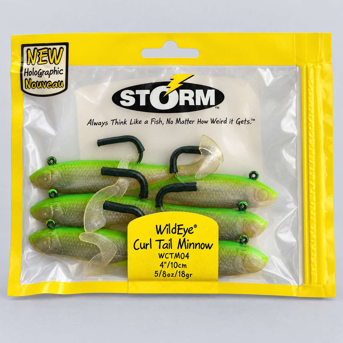 Storm WildEye Curl Tail Minnow WCTM04 · 10 cm