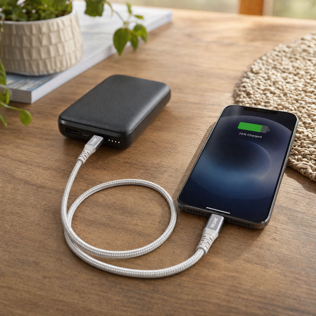 Tronic Cable de carga y datos USB-C a Lightning