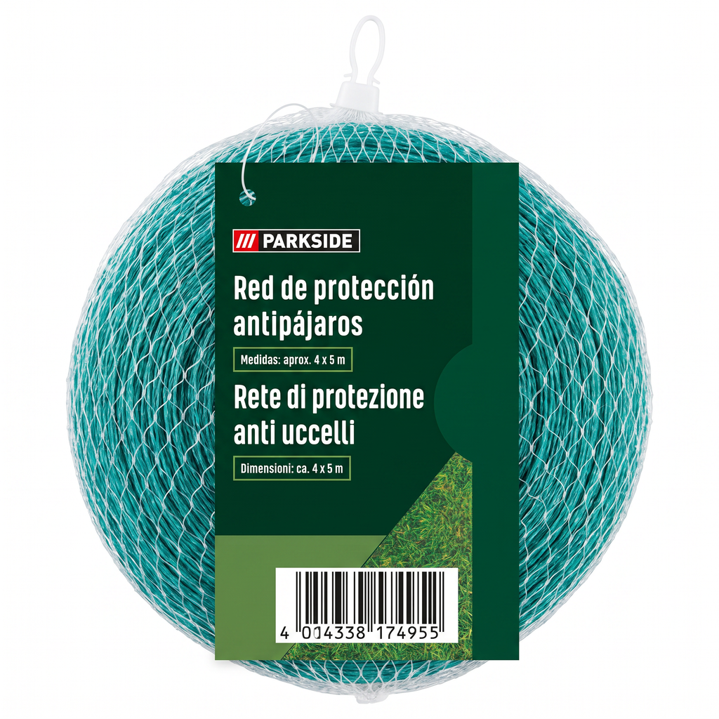 Parkside Red de Protección Antipájaros 4 × 5 m