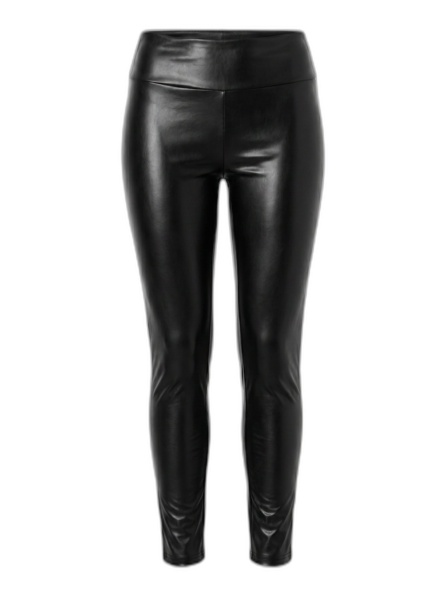 Leggings Efecto Piel UP2 Fashion Mujer Negro — Tallas S/M/L Slim Fit