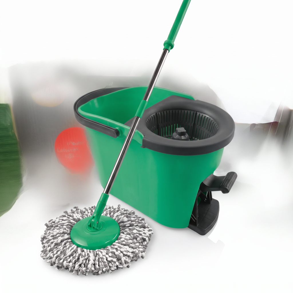 CLEANmaxx Power-Wischmopp con Cubo de 8 L