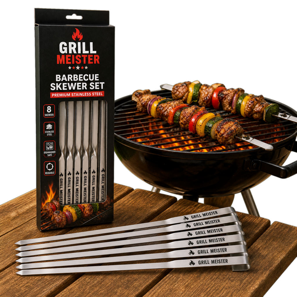 Grill Meister Set Brochetas Barbacoa
