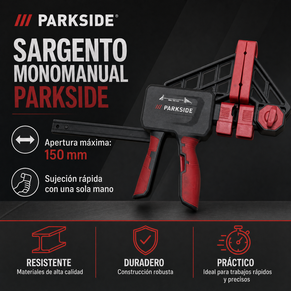 Sargento Monomanual Parkside 150mm