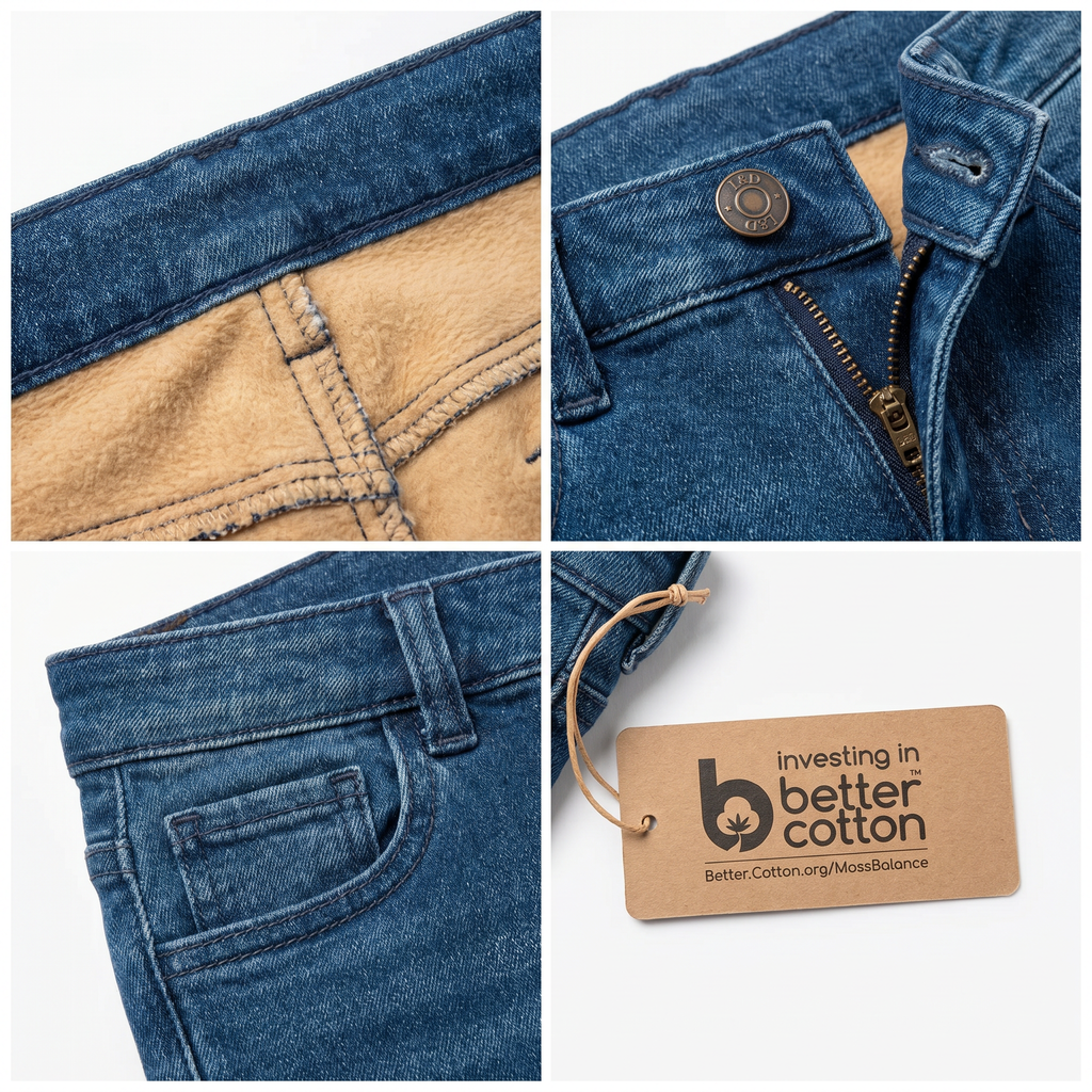 Jeans Thermo Denim Azul Infantil L&D