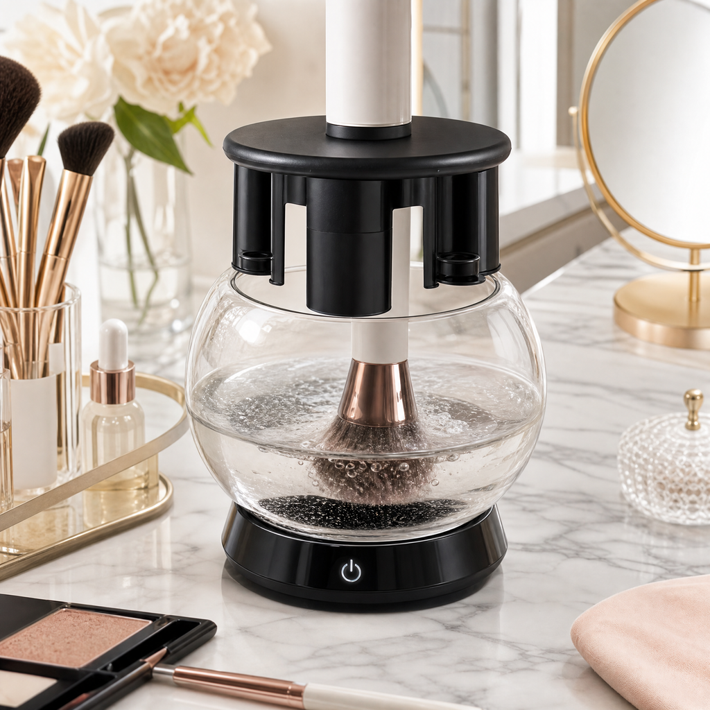 SilverCrest Limpiador Electrico Brochas Maquillaje
