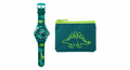 Set Reloj y Monedero Lupilu Niño Dinosaurio — Verde/Azul con Estegosaurio