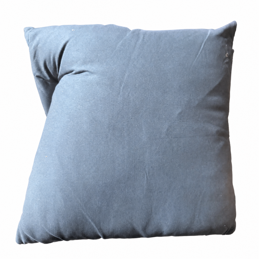 Cojín básico liso azul marino para sofá y cama