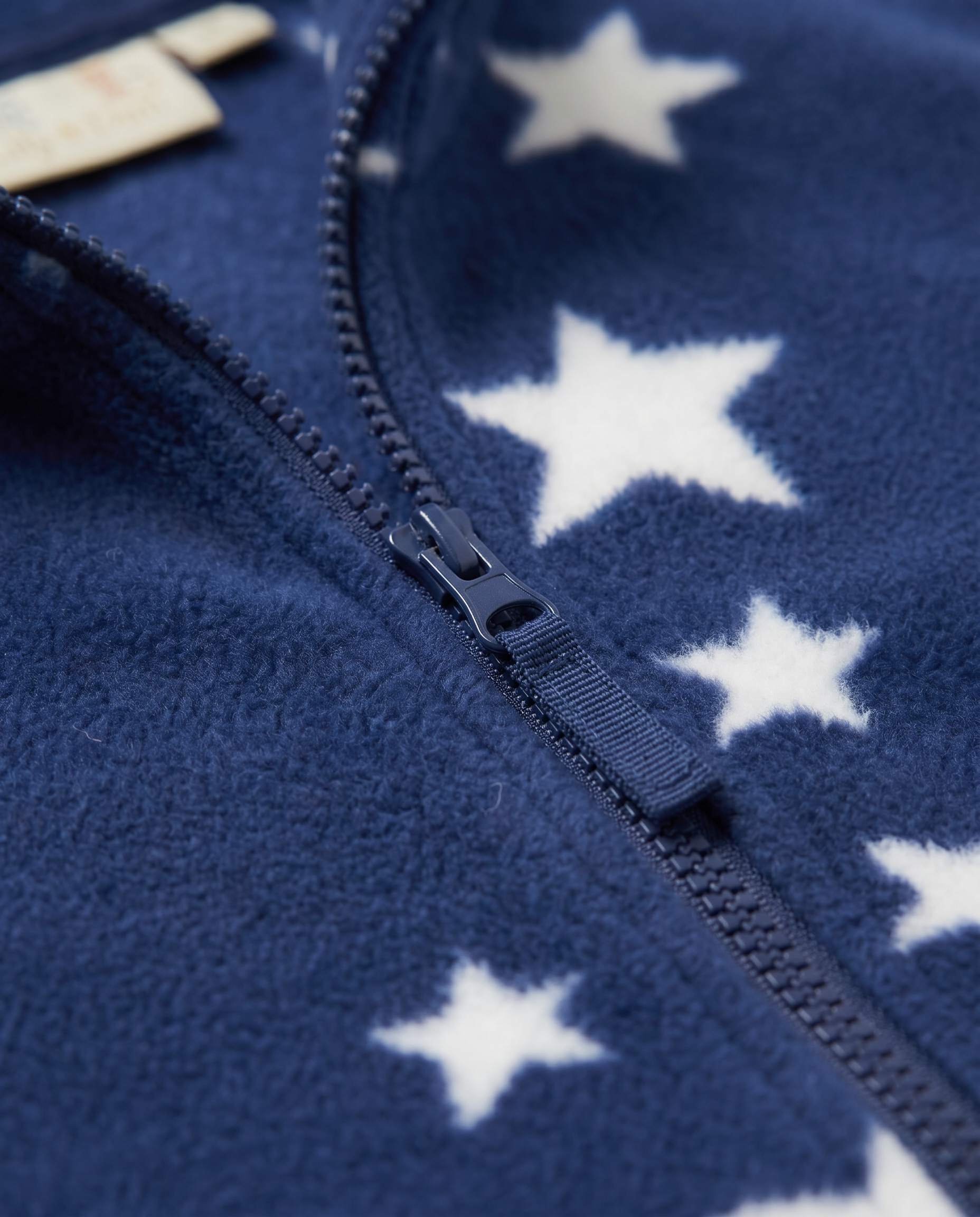 Chaqueta Polar Infantil Lily & Dan — Azul Estrellas