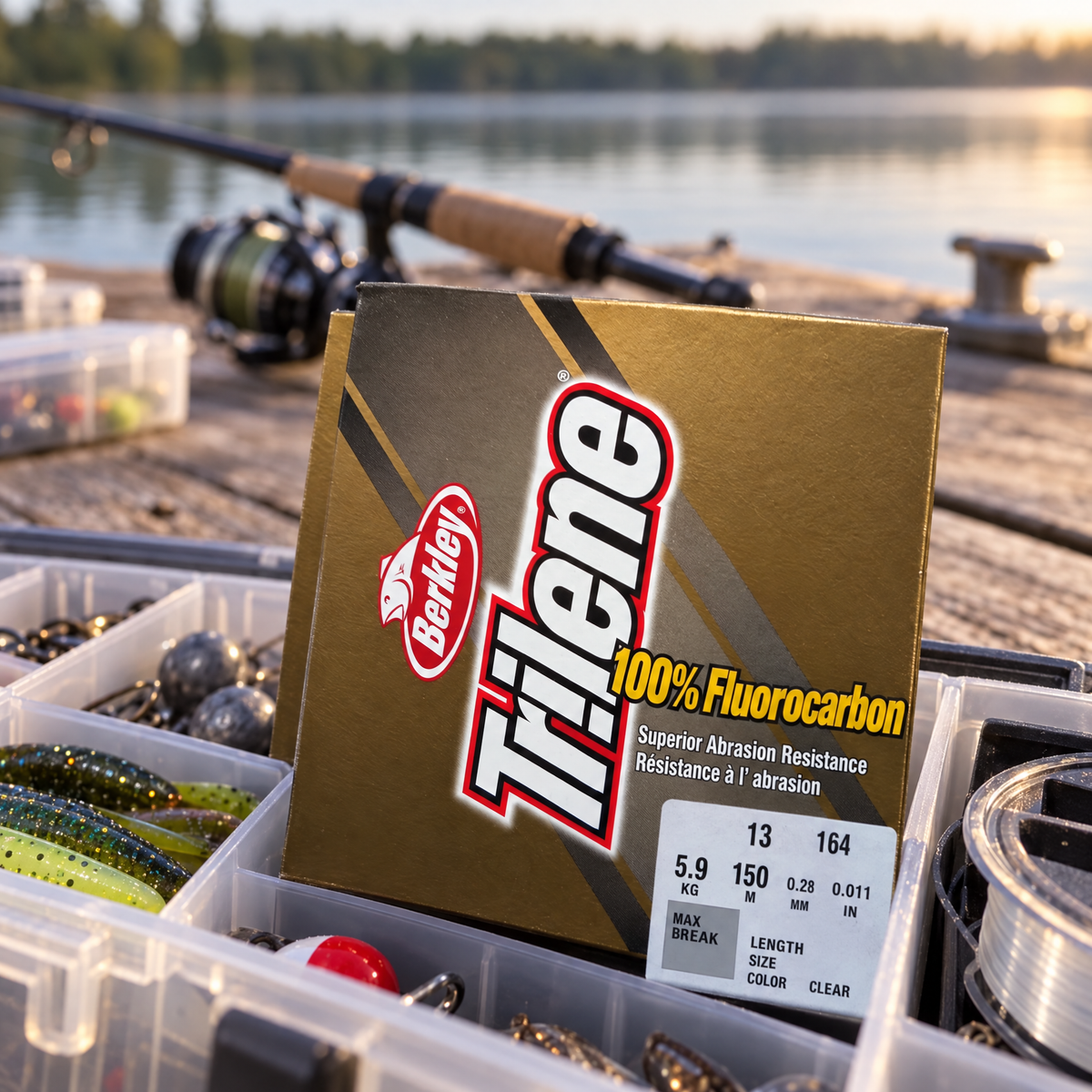Berkley Trilene 100% Fluorocarbon 0,28 mm · 150 m