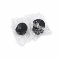 Pack de discos de velcro negro y gris