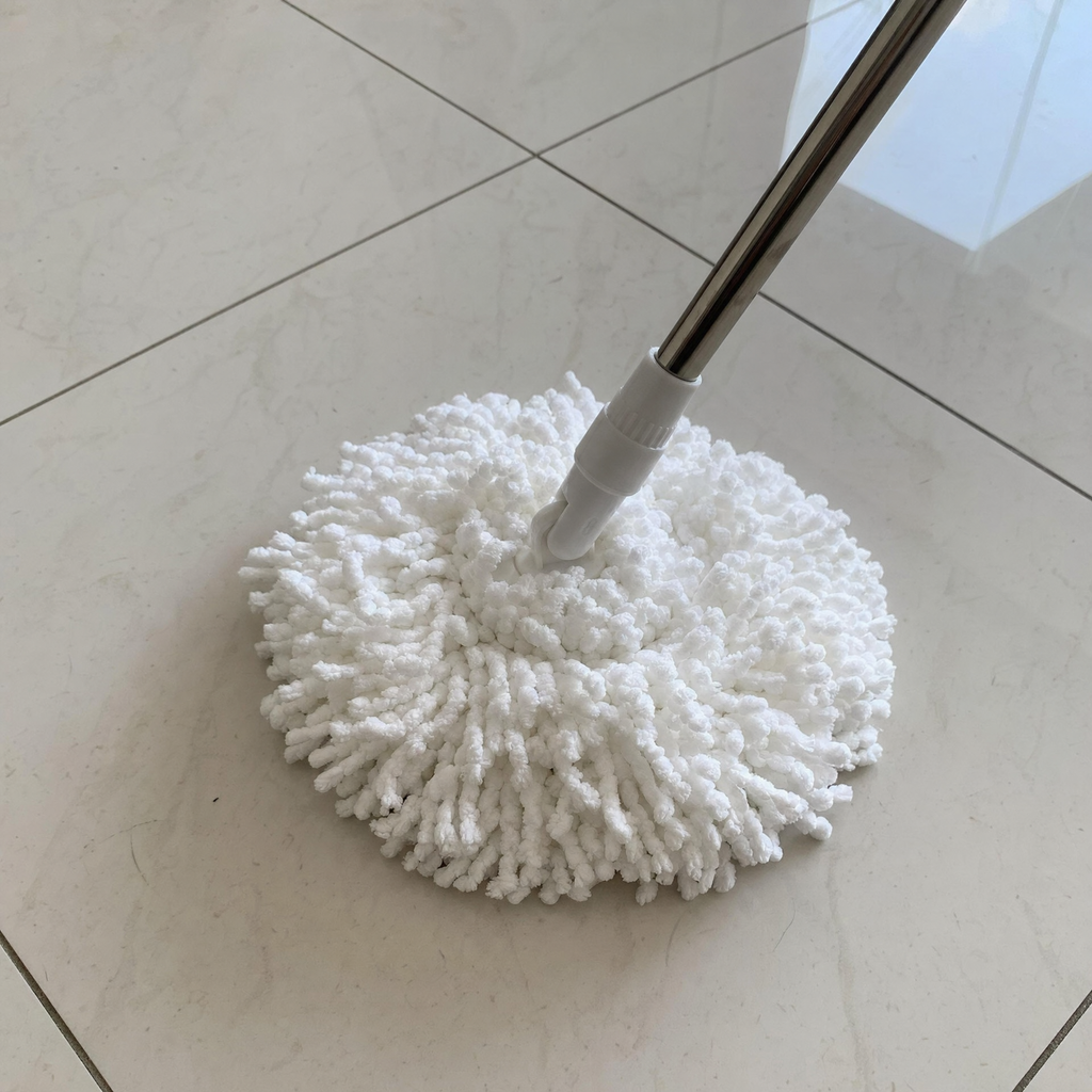Recambio de Fregona de Microfibra en Tiras Blanco