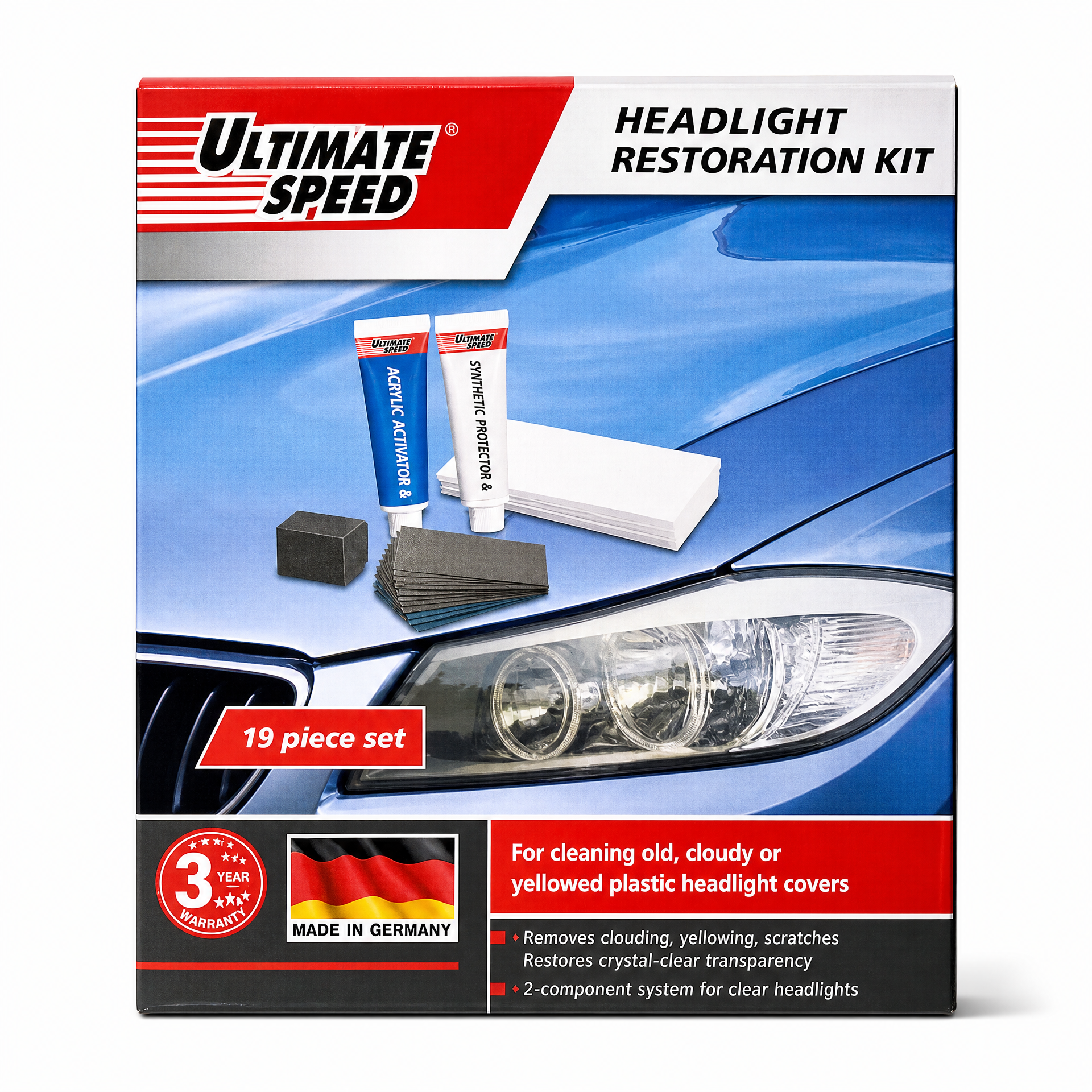 Kit de Restauración de Faros ULTIMATE SPEED