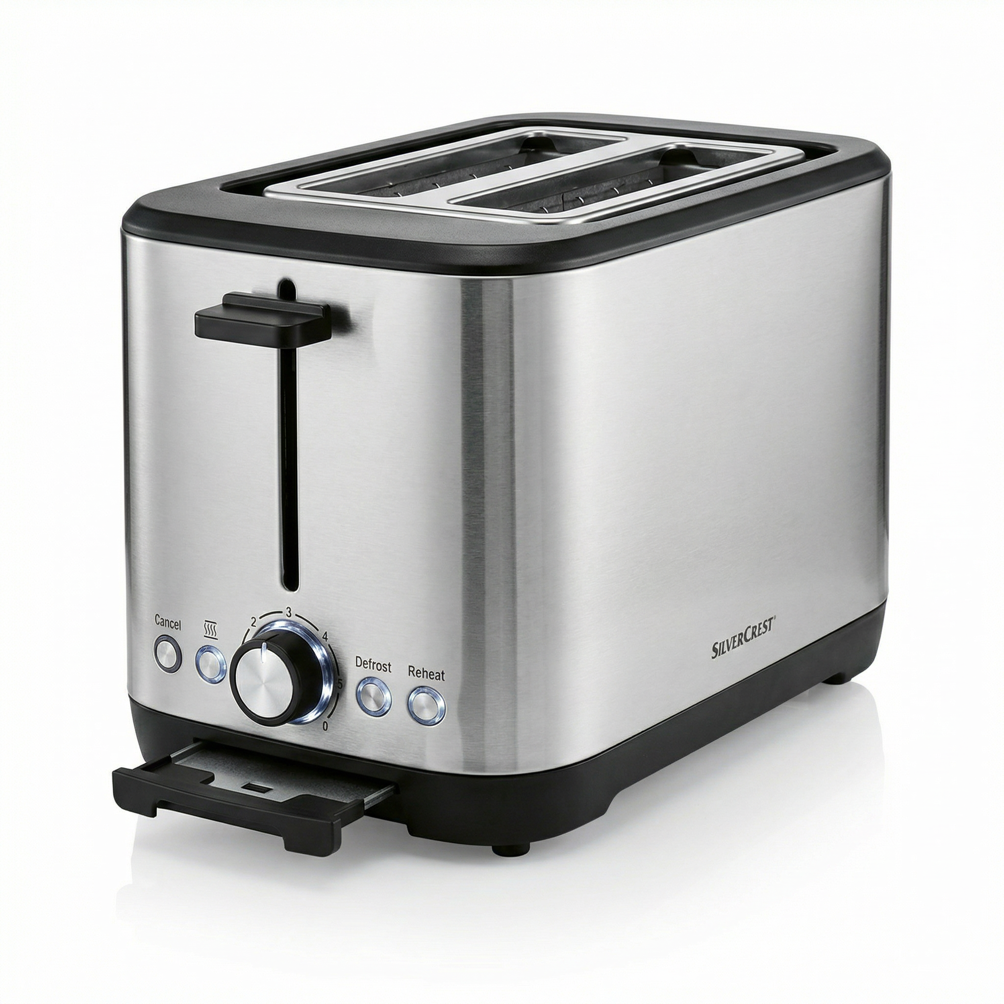 Tostadora SilverCrest 2 Rebanadas Acero Inoxidable