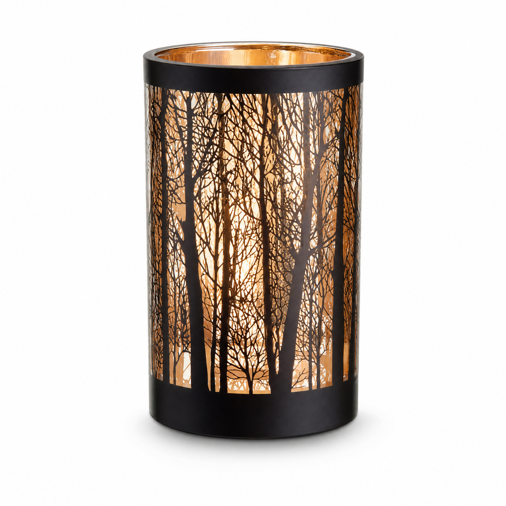 Livarno Home Luz Ambiental LED de Cristal Bosque, 12 LED