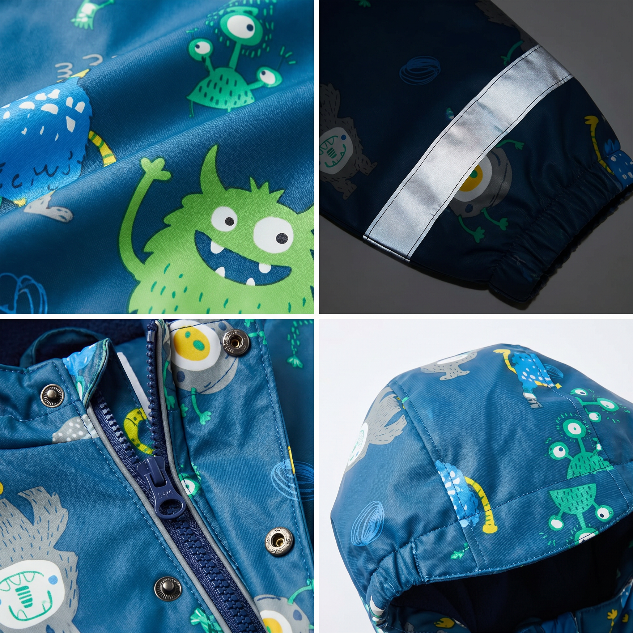 Chubasquero Infantil Monstruos Lily & Dan