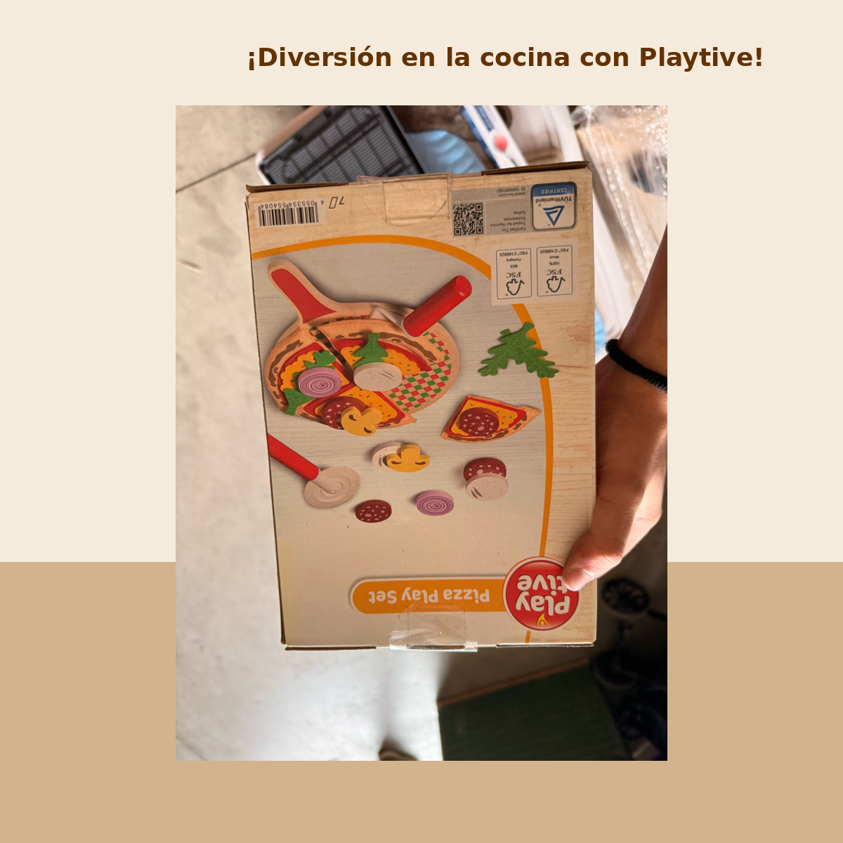 Playtive Pizza Play Set Madera