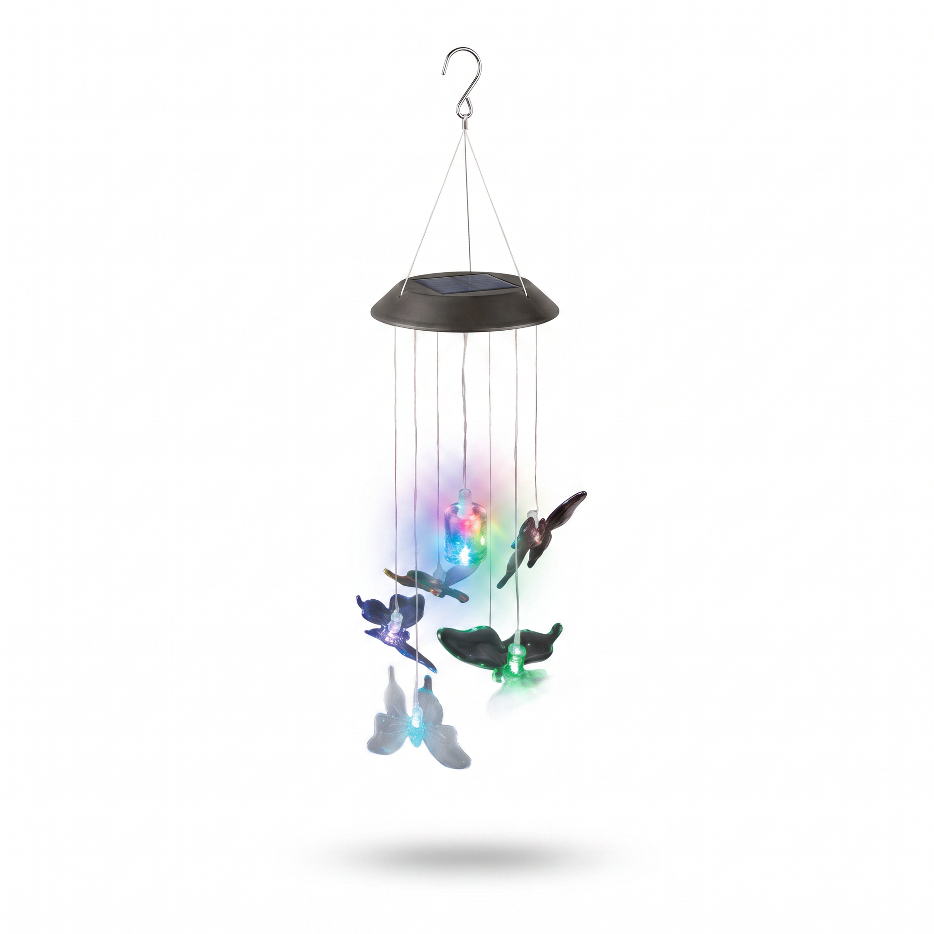 Livarno Home Móvil de Viento Solar LED Luz Cambiante 78 cm
