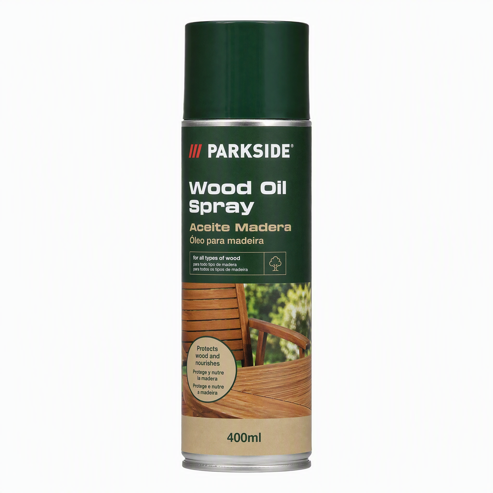 Parkside Wood Oil Spray Aceite Madera 400ml