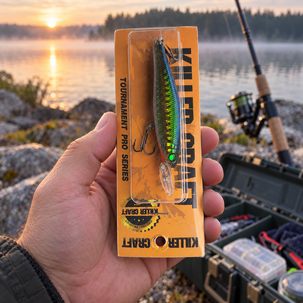 Killer Craft Tournament Pro Series · señuelo duro — presentación en entorno de pesca