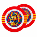 Paw Patrol Plato Llano Infantil Chase (Pack 2)