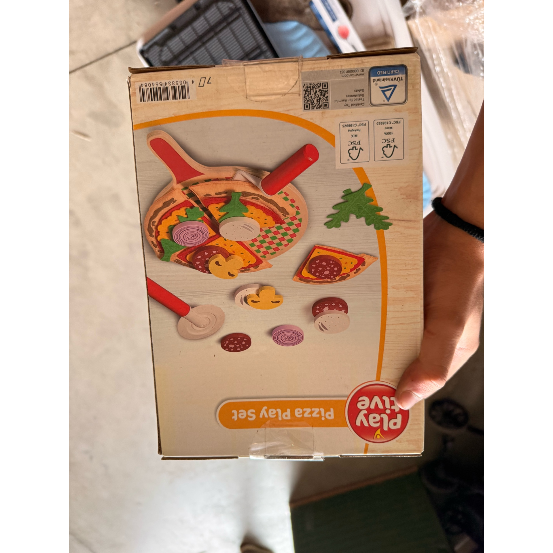 Playtive Pizza Play Set Madera