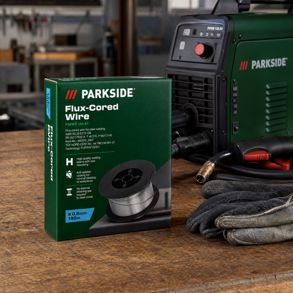 PARKSIDE hilo Flux-Cored para soldadura en bobina