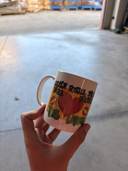Taza Romántica con Mensaje de Amor