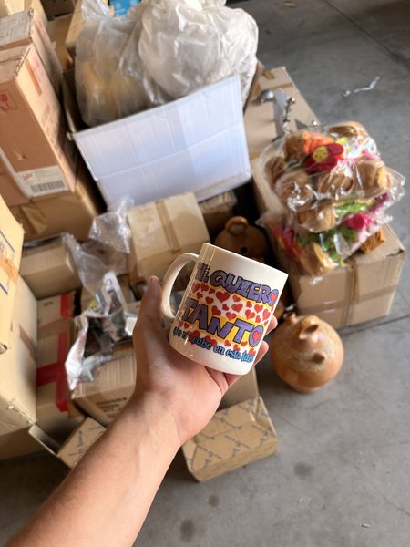 Taza 'Te Quiero Tanto' — Vista Lateral