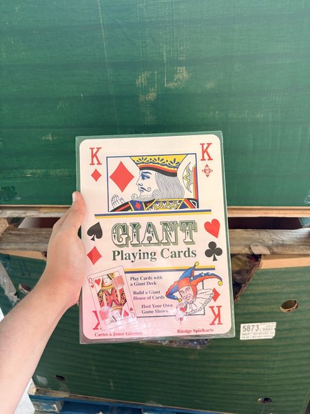 Baraja de Cartas Gigantes — Juego de Mesa