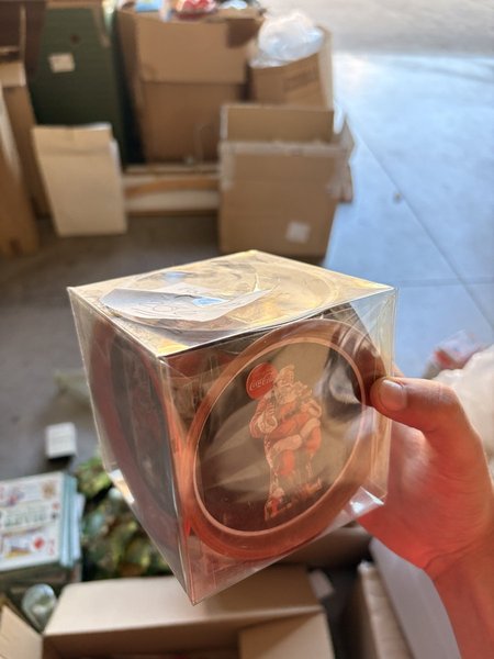 Set de Posavasos Coca-Cola Santa Claus — Edición Navidad