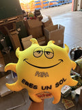Cojín Peluche Sol 'Papá Eres un Sol'