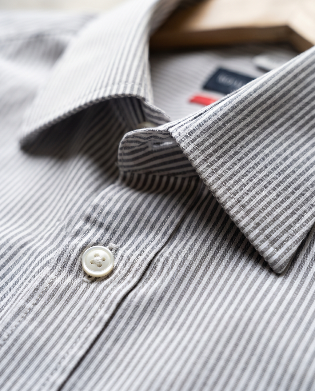 Camisa Hombre Royal Class Selection — Rayas Grises