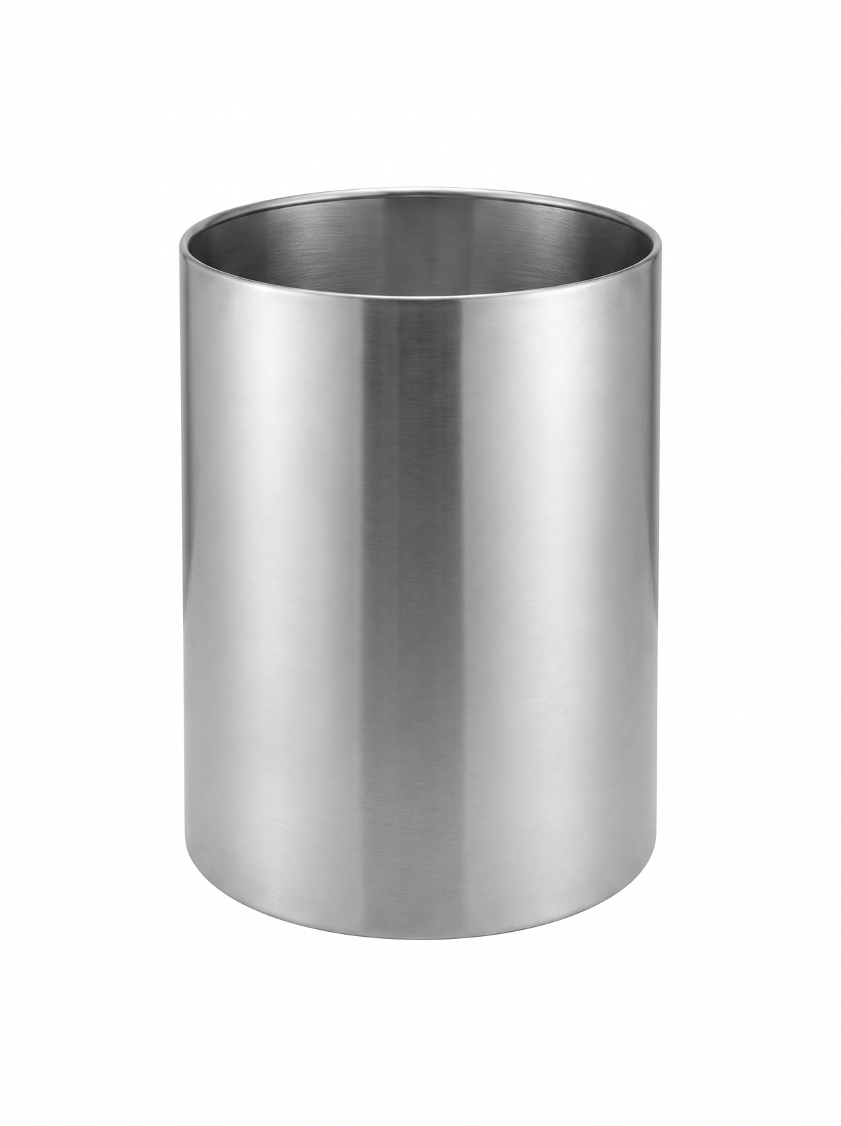 Papelera de Oficina Vilagrasa BAS-1001 INOX — Acero Inoxidable Sobremesa 10L