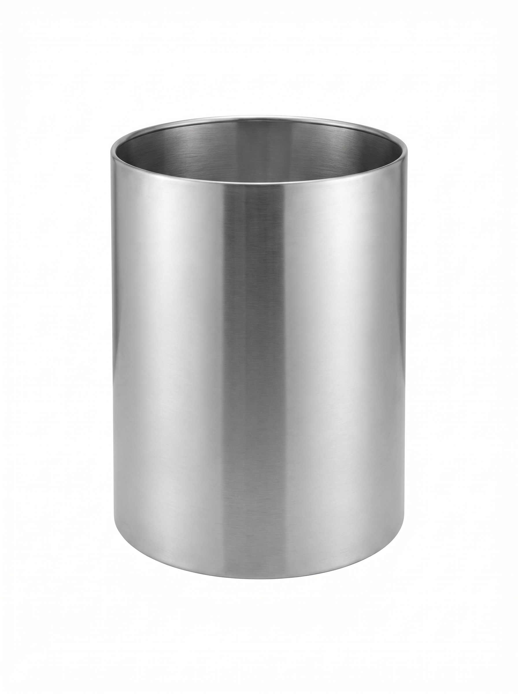 Papelera de Oficina Vilagrasa BAS-1001 INOX — Acero Inoxidable Sobremesa 10L