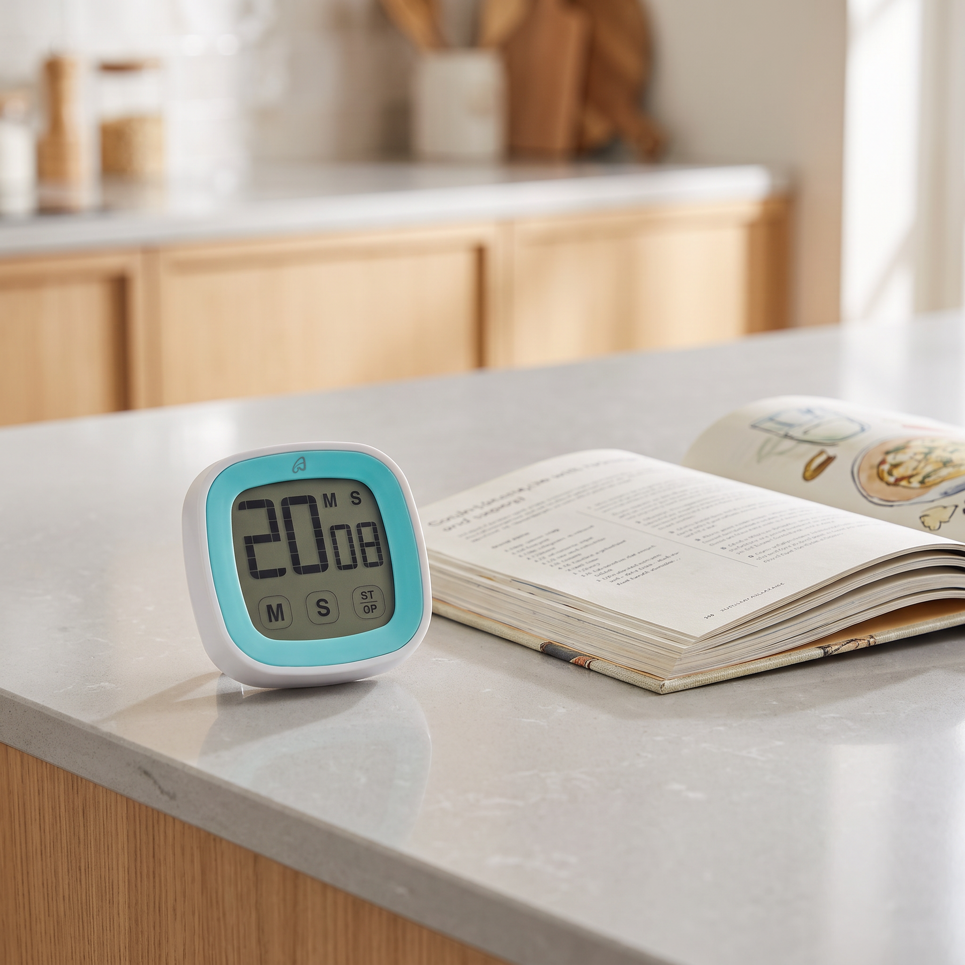 Auriol Temporizador Digital de Cocina con Pantalla LCD