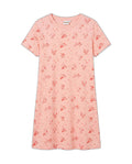 Camisón Verano Mujer Peanuts Snoopy — Rosa